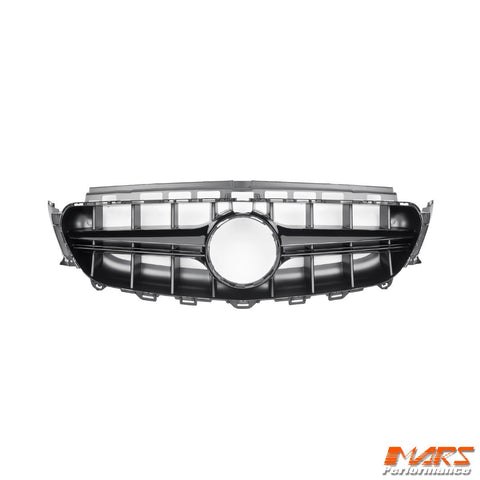 Gloss Black E63 - S Style Front Bumper Bar Grille Grill Bodykit for Mercedes - Benz E - Class 2016 - 2020 Pre Update W213 C238 & E43 E53 AMG - Mars Performance
