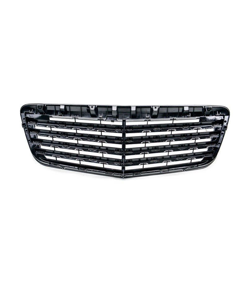 Gloss Black E63 Style Front Bumper Bar Grille for Mercedes - Benz E - Class W211 facelift 07 - 08 - Mars Performance