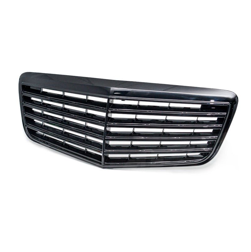 Gloss Black E63 Style Front Bumper Bar Grille for Mercedes - Benz E - Class W211 facelift 07 - 08 - Mars Performance