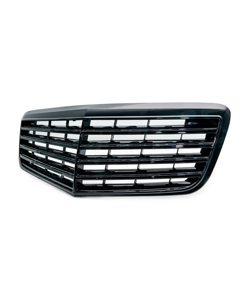 Gloss Black E63 Style Front Bumper Bar Grille for Mercedes - Benz E - Class W211 facelift 07 - 08 - Mars Performance