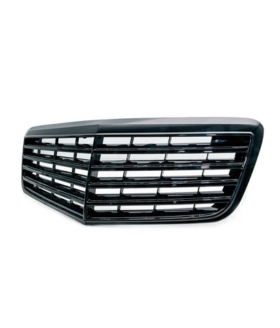 Gloss Black E63 Style Front Bumper Bar Grille for Mercedes - Benz E - Class W211 facelift 07 - 08 - Mars Performance