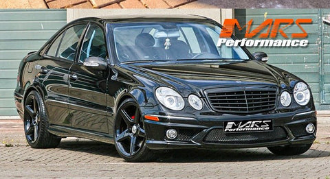 Gloss Black E63 Style Front Bumper Bar Grille for Mercedes - Benz E - Class W211 facelift 07 - 08 - Mars Performance