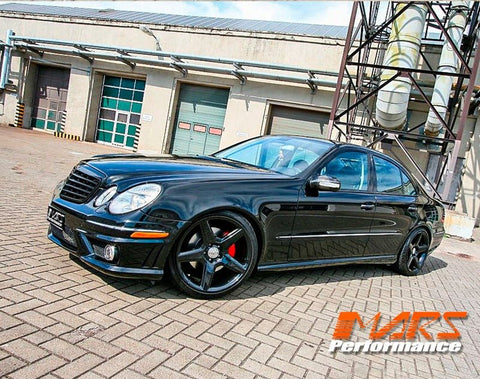 Gloss Black E63 Style Front Bumper Bar Grille for Mercedes - Benz E - Class W211 facelift 07 - 08 - Mars Performance