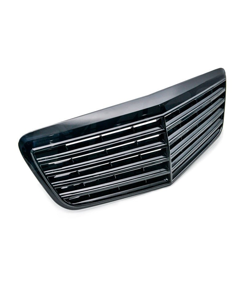 Gloss Black E63 Style Front Bumper Bar Grille for Mercedes - Benz E - Class W211 facelift 07 - 08 - Mars Performance