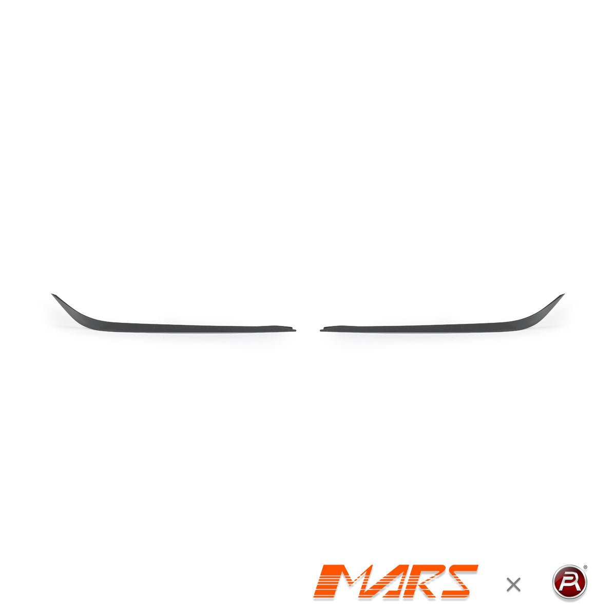 Gloss Black Front bumper bar Canard Blades Bodykit for Mercedes - Benz CLA Class C117 X117 Sport Package & CLA45 AMG 2013 - 2016 - Mars Performance