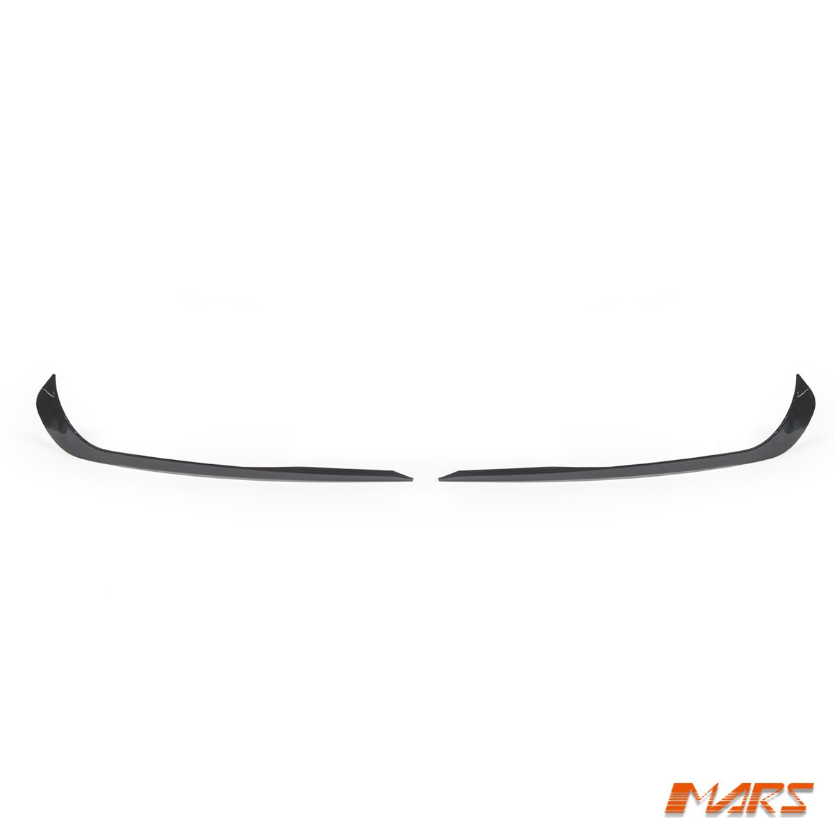 Gloss Black Front bumper bar Canard Blades Bodykit for Mercedes - Benz CLA Class C117 X117 Sport Package & CLA45 AMG 2013 - 2016 - Mars Performance