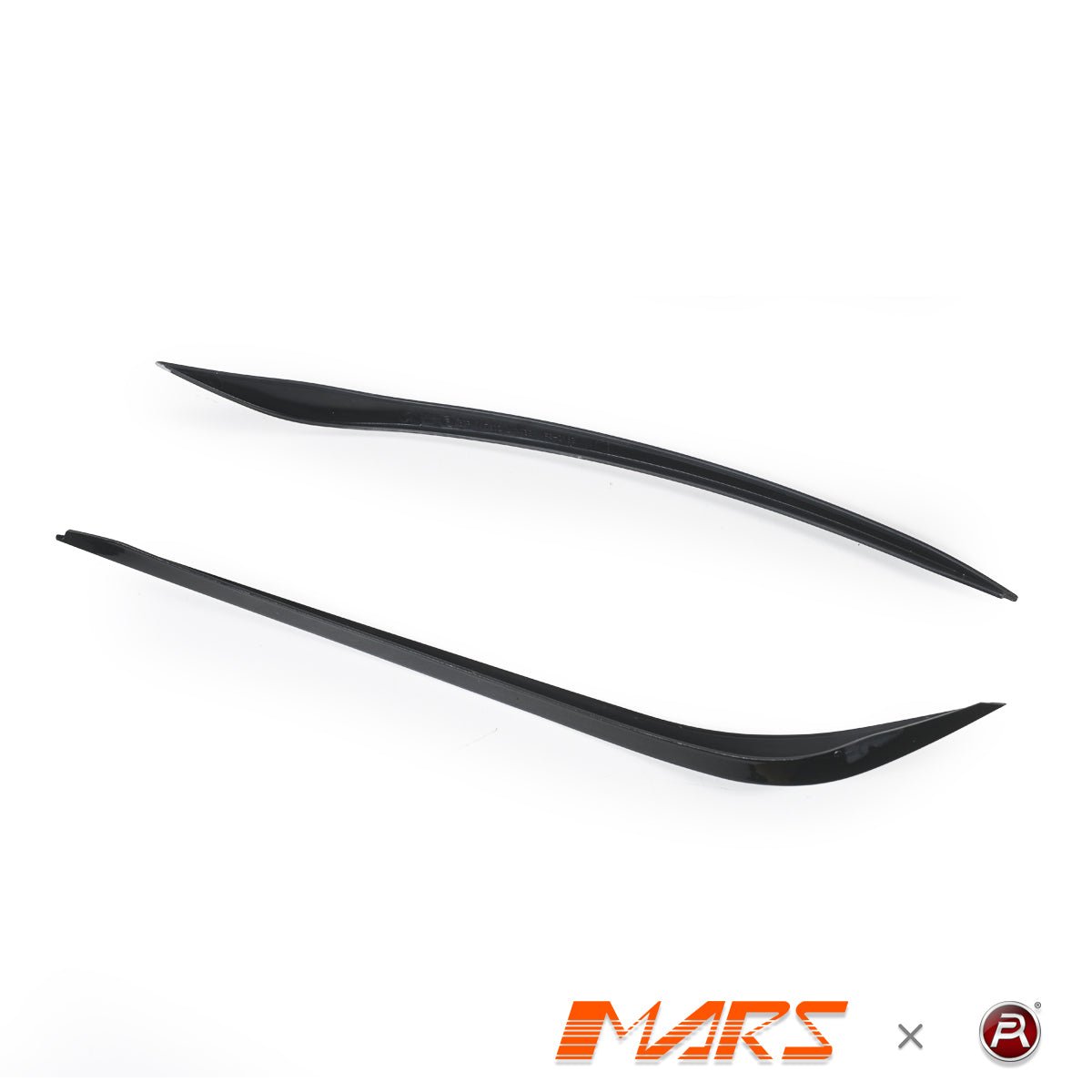 Gloss Black Front bumper bar Canard Blades Bodykit for Mercedes - Benz CLA Class C117 X117 Sport Package & CLA45 AMG 2013 - 2016 - Mars Performance