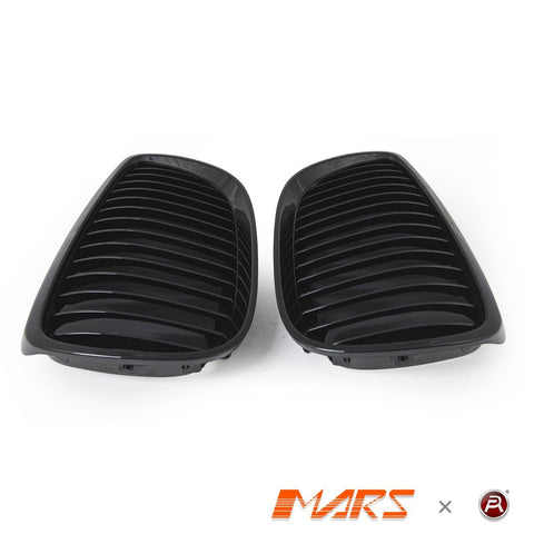 Gloss Black Front Bumper bar Grille Grill Bodykit for BMW 3 Series E92 E93 Pre LCI 2006 - 2009 & M3 - Mars Performance