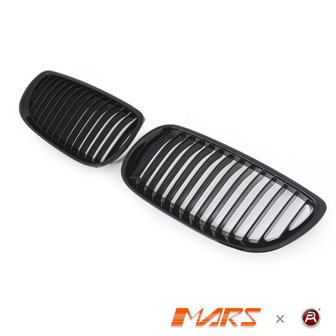 Gloss Black Front Bumper bar Grille Grill Bodykit for BMW 3 Series E92 E93 Pre LCI 2006 - 2009 & M3 - Mars Performance