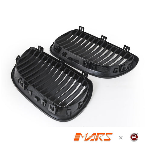 Gloss Black Front Bumper bar Grille Grill Bodykit for BMW 3 Series E92 E93 Pre LCI 2006 - 2009 & M3 - Mars Performance