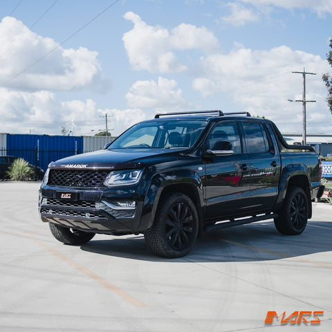 Gloss Black Front Bumper Bar Grille Grill Mesh Bodykit for VW Volkswagen Amarok 2H 2011 - 2020 - Mars Performance