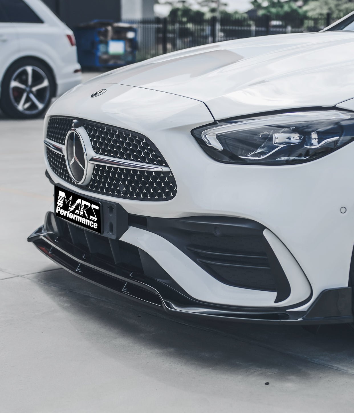 Front Lip Spoiler Bodykit for Benz C-Class W206 AMG Bumper & C43 22-25 ...