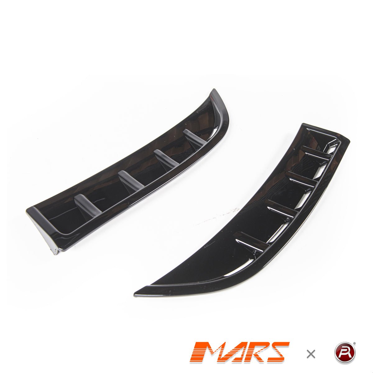 Gloss Black Front Bumper Bar Side Vent Cover Blade Bodykit for Mercedes - Benz CLA - Class C118 W118 2018 - 2024 & CLA35 AMG - Mars Performance