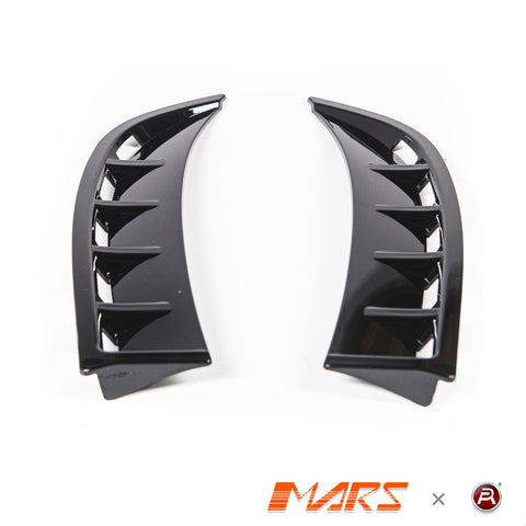 Gloss Black Front Bumper Bar Side Vent Cover Blade Bodykit for Mercedes - Benz CLA - Class C118 W118 2018 - 2024 & CLA35 AMG - Mars Performance