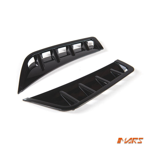 Gloss Black Front Bumper Bar Side Vent Cover Blade for Mercedes - Benz GLC - Class 2019 - 2023 X253 Hatch / C253 Coupe & GLC43 AMG Bodykit - Mars Performance