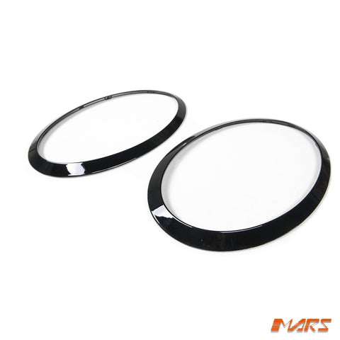 Gloss Black Front Grill & Head lights Tail lights Trim Cover for Mini Cooper F56 F55 Hatch F57 Convertible 2020 - 2023 - Mars Performance