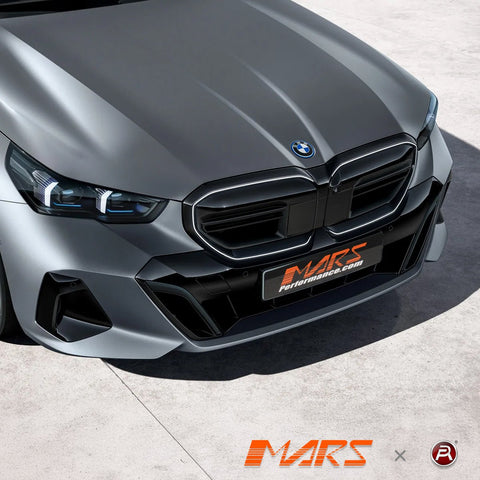 Gloss Black G90 G99 M5 Style Front Bumper Bar Kidney Grille Grill Bodykit for BMW 5 Series G60 Sedan & G61 Wagon 2024+ - Mars Performance
