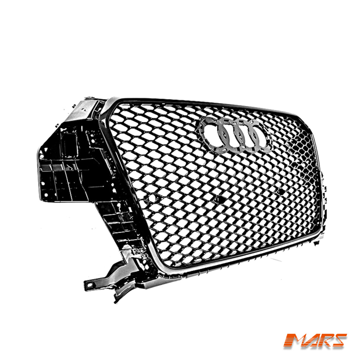 Gloss Black Honeycomb RS - Q3 Style Front Bumper Bar Grille Grill Bodykit for AUDI Q3 8U 2012 - 2014 - Mars Performance