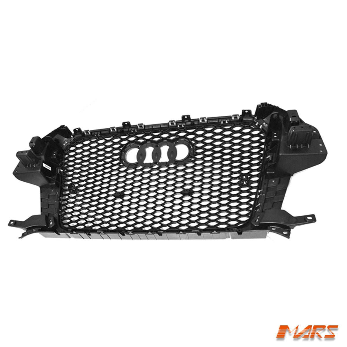 Gloss Black Honeycomb RS - Q3 Style Front Bumper Bar Grille Grill Bodykit for AUDI Q3 8U 2012 - 2014 - Mars Performance