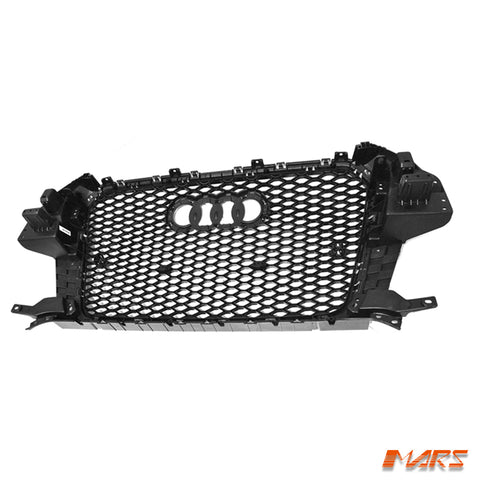 Gloss Black Honeycomb RS - Q3 Style Front Bumper Bar Grille Grill Bodykit for AUDI Q3 8U 2012 - 2014 - Mars Performance