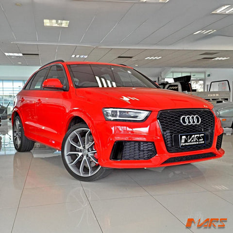 Gloss Black Honeycomb RS - Q3 Style Front Bumper Bar Grille Grill Bodykit for AUDI Q3 8U 2012 - 2014 - Mars Performance