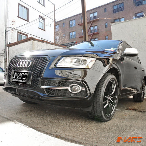 Gloss Black Honeycomb RS - Q5 Style Front Bumper Bar Grille Grill Bodykit for AUDI Q5 8R 2013 - 2016 - Mars Performance