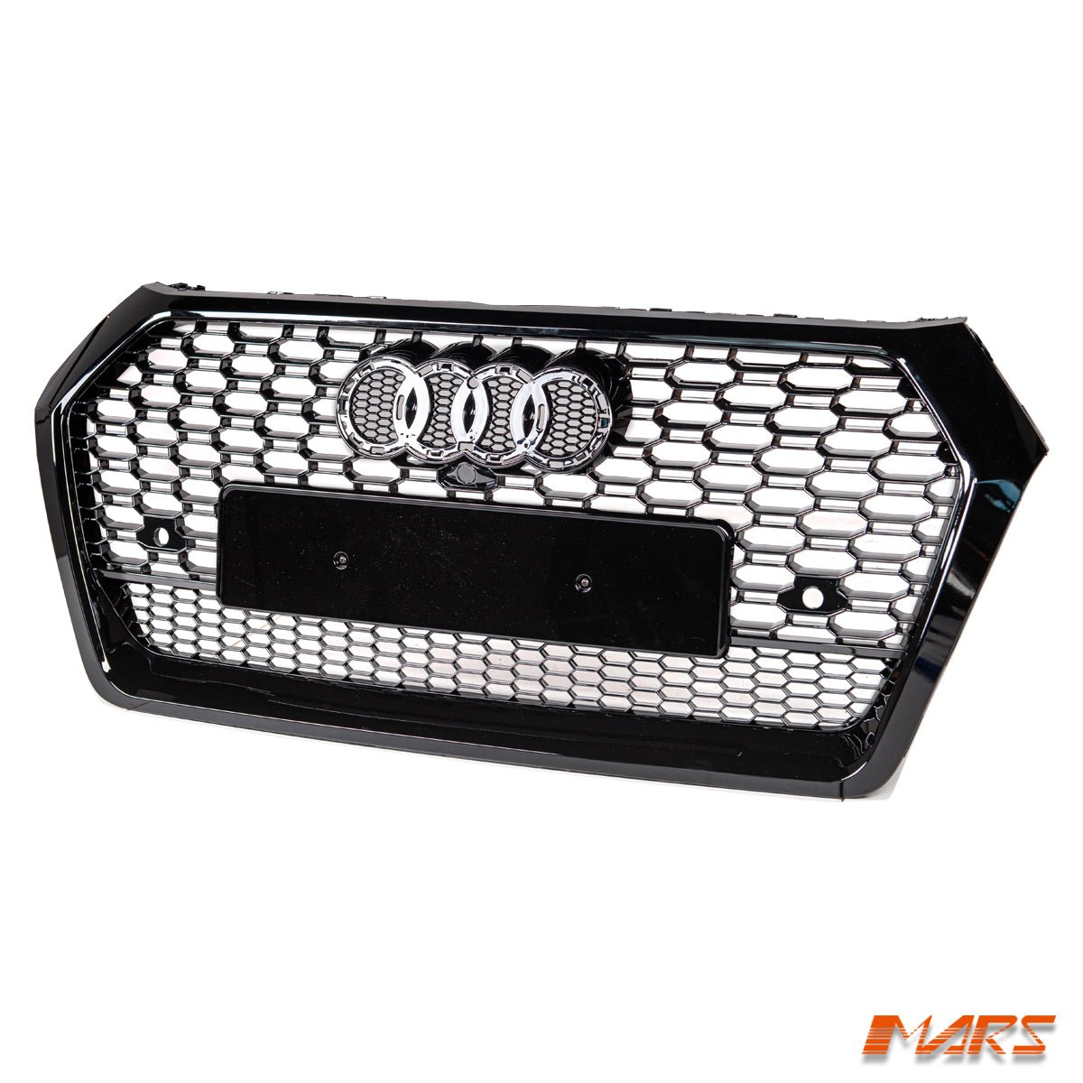 Gloss Black Honeycomb RS - Q5 Style Front Bumper Bar Grille Grill Bodykit for AUDI Q5 SQ5 FY 2017 - 2020 - Mars Performance