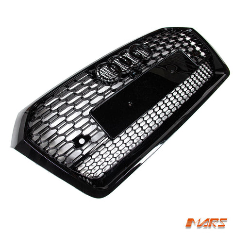 Gloss Black Honeycomb RS - Q5 Style Front Bumper Bar Grille Grill Bodykit for AUDI Q5 SQ5 FY 2017 - 2020 - Mars Performance