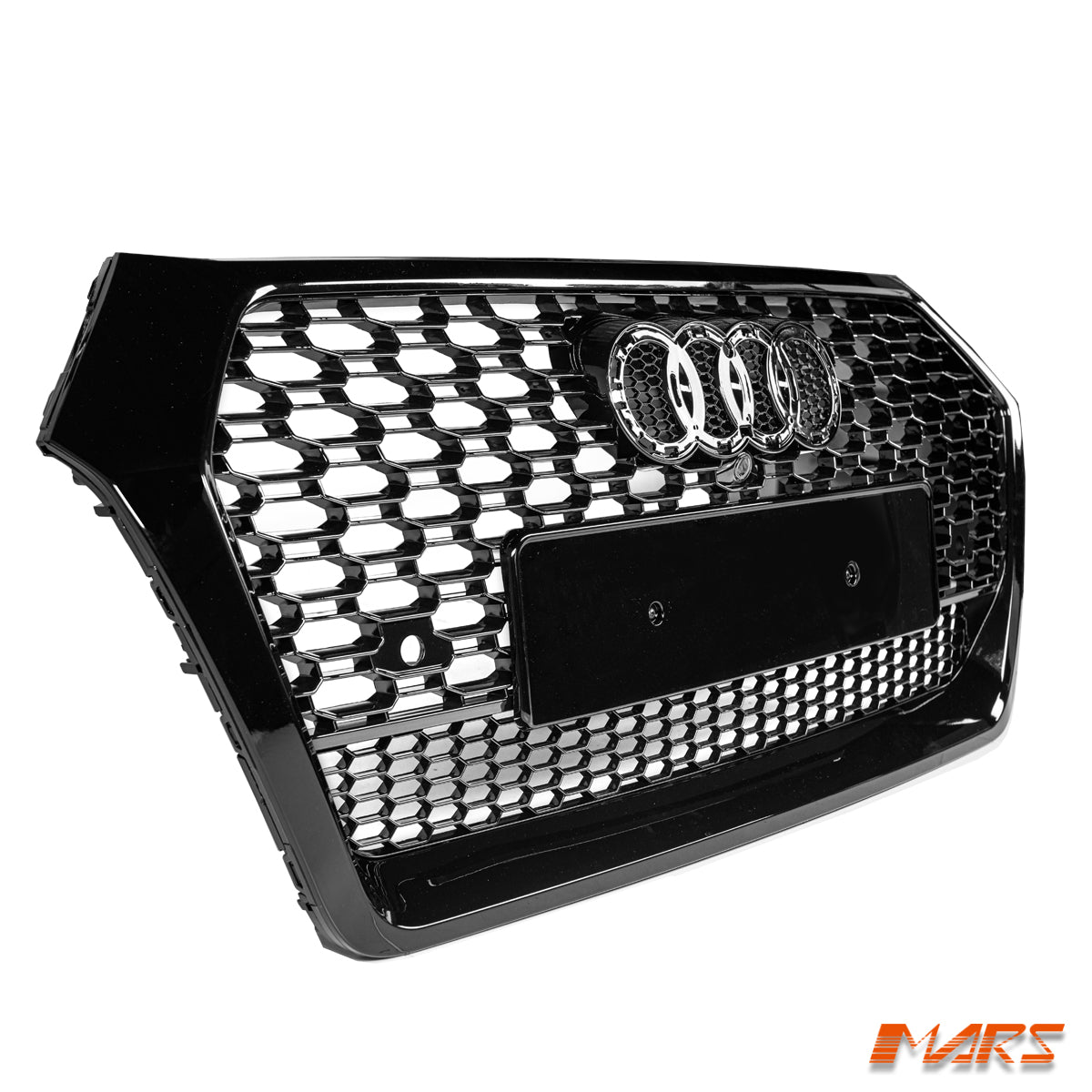 Gloss Black Honeycomb RS - Q5 Style Front Bumper Bar Grille Grill Bodykit for AUDI Q5 SQ5 FY 2017 - 2020 - Mars Performance
