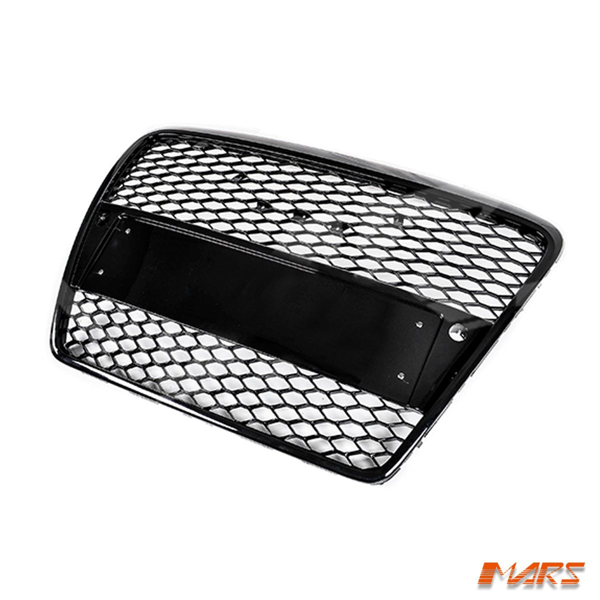 Gloss Black Honeycomb RS Style Front Bumper Bar Grille Grill Bodykit for AUDI A6 4F C6 2004 - 2011 - Mars Performance