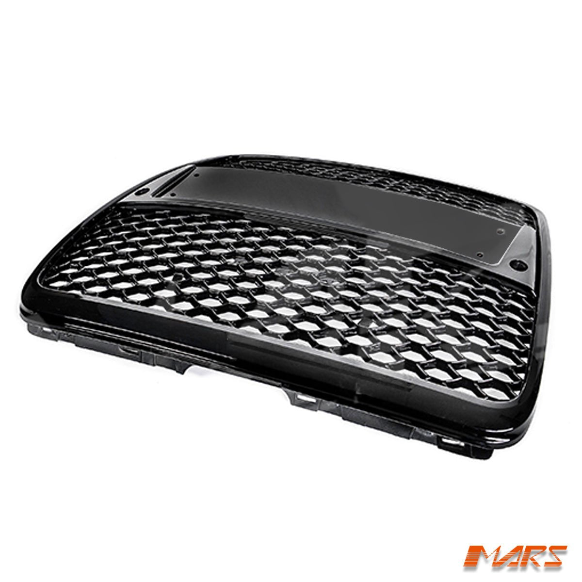 Gloss Black Honeycomb RS Style Front Bumper Bar Grille Grill Bodykit for AUDI A6 4F C6 2004 - 2011 - Mars Performance