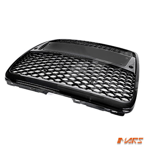 Gloss Black Honeycomb RS Style Front Bumper Bar Grille Grill Bodykit for AUDI A6 4F C6 2004 - 2011 - Mars Performance