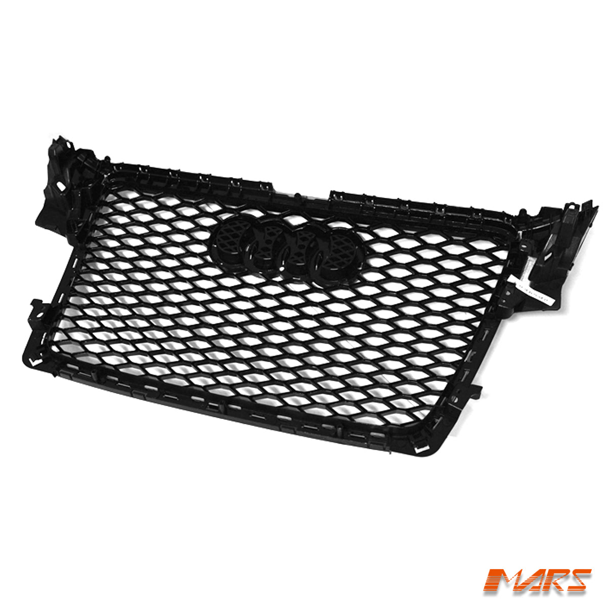 Gloss Black Honeycomb RS4 Style Front Bumper Bar Grille Grill Bodykit for AUDI A4 S4 B8 2009 - 2011 - Mars Performance