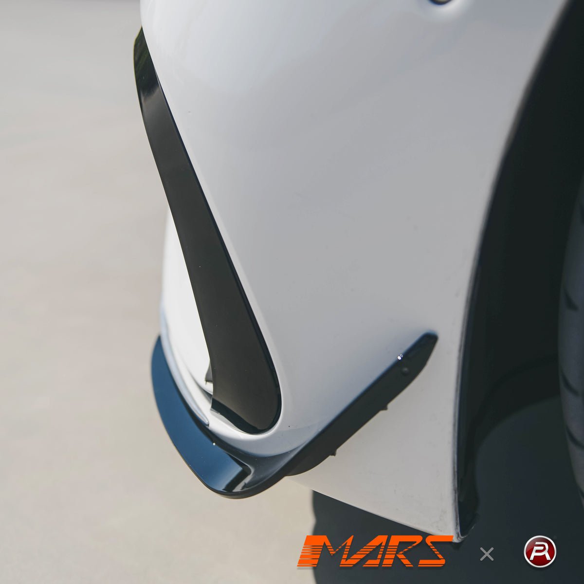 Gloss Black Lower Front Bumper Bar Blade Canards Splitters Bodykit for Mercedes - Benz C - Class W206 with AMG Sport Bumper Bar & C43 2022 - 2025 - Mars Performance