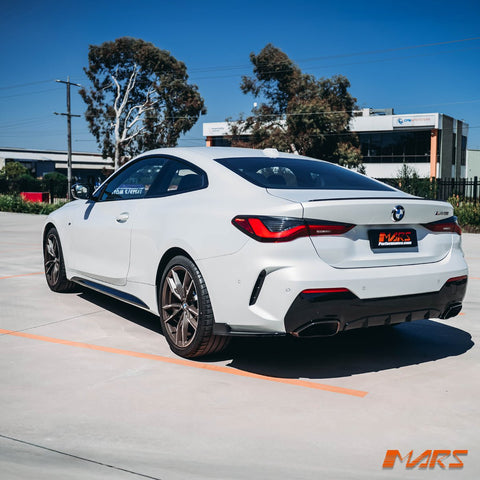 Gloss Black M Performance Style Lower Side Skirts Trim Bodykit for BMW 4 Series G22 G23 M Sport - Mars Performance