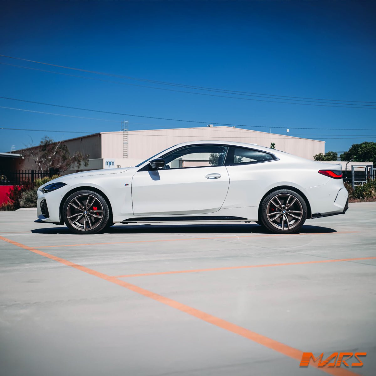 Gloss Black M Performance Style Lower Side Skirts Trim Bodykit for BMW 4 Series G22 G23 M Sport - Mars Performance