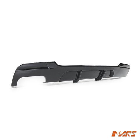 Gloss Black M Performance Style Rear Bumper bar Single Exhaust Diffuser Bodykit for BMW 3 - Series E92 Coupe & E93 Convertible 2006 - 2012 - Mars Performance