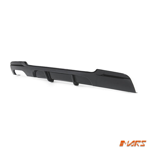 Gloss Black M Performance Style Rear Bumper bar Single Exhaust Diffuser Bodykit for BMW 3 - Series E92 Coupe & E93 Convertible 2006 - 2012 - Mars Performance