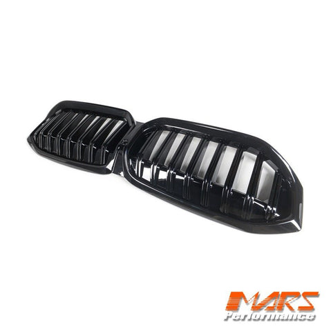 Gloss Black M Sport Style Front Bumper Bar Grill Grille Bodykit for BMW 3 - Series G20 Sedan & G21 Wagon, LCI 2022 - 2024 - Mars Performance