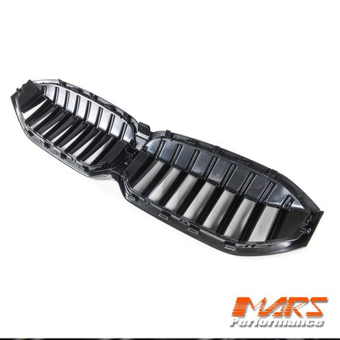 Gloss Black M Sport Style Front Bumper Bar Grill Grille Bodykit for BMW 3 - Series G20 Sedan & G21 Wagon, LCI 2022 - 2024 - Mars Performance