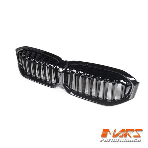 Gloss Black M Sport Style Front Bumper Bar Grill Grille Bodykit for BMW 3 - Series G20 Sedan & G21 Wagon, LCI 2022 - 2024 - Mars Performance