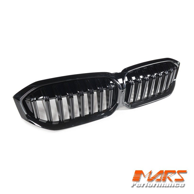 Gloss Black M Sport Style Front Bumper Bar Grill Grille Bodykit for BMW 3 - Series G20 Sedan & G21 Wagon, LCI 2022 - 2024 - Mars Performance