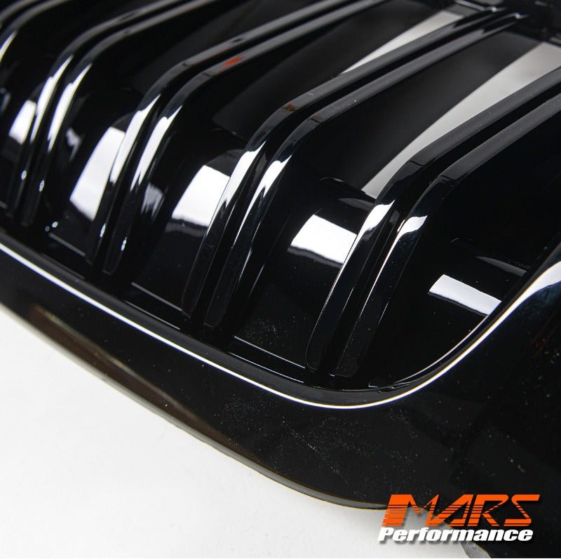 Gloss Black M Sport Style Front Bumper Bar Grill Grille Bodykit for BMW 3 - Series G20 Sedan & G21 Wagon, LCI 2022 - 2024 - Mars Performance