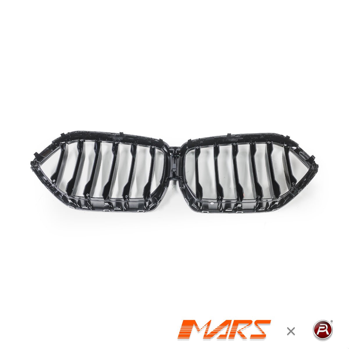 Gloss Black M Sport Style Front Bumper Bar Kidney Grille Grill Bodykit for BMW X6 G06 2019 - 2025 - Mars Performance