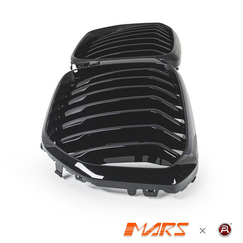 Gloss Black M Sport Tech Style Front Bumper bar Kidney Grille Grill Bodykit for BMW X5 G05 Pre LCI 2018 - 2023 - Mars Performance