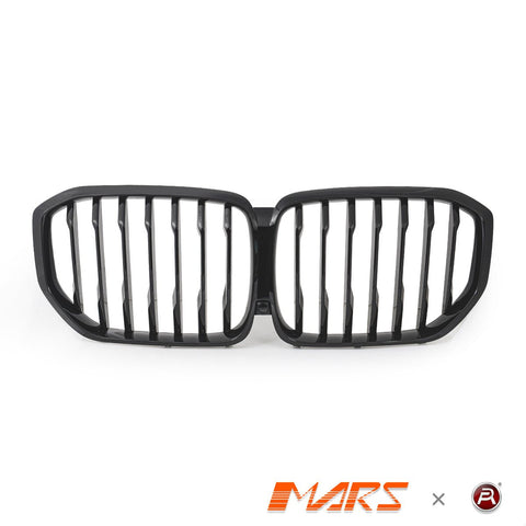 Gloss Black M Sport Tech Style Front Bumper bar Kidney Grille Grill Bodykit for BMW X5 G05 Pre LCI 2018 - 2023 - Mars Performance