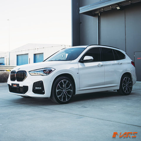 Gloss Black M Style Front Bumper bar Kidney Grille Grill Bodykit for BMW X1 F48 LCI 2019 - 2022 - Mars Performance