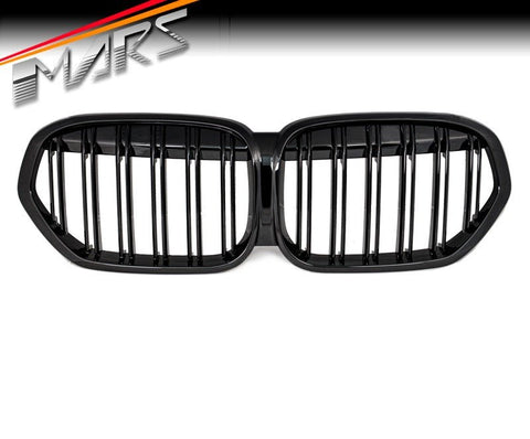 Gloss Black M Style Front Bumper bar Kidney Grille Grill Bodykit for BMW X1 F48 LCI 2019 - 2022 - Mars Performance