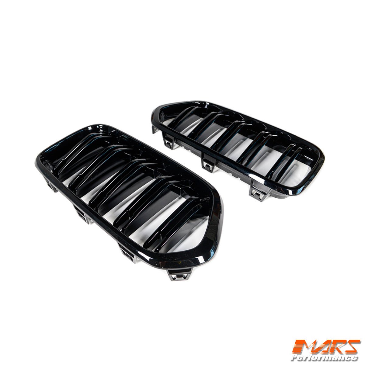 Gloss Black M Style Front Bumper bar Kidney Grille Grill Bodykit for BMW X2 F39 2017 - 2022 - Mars Performance