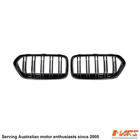 Gloss Black M Style Front Bumper bar Kidney Grille Grill Bodykit for BMW X2 F39 2017 - 2022 - Mars Performance